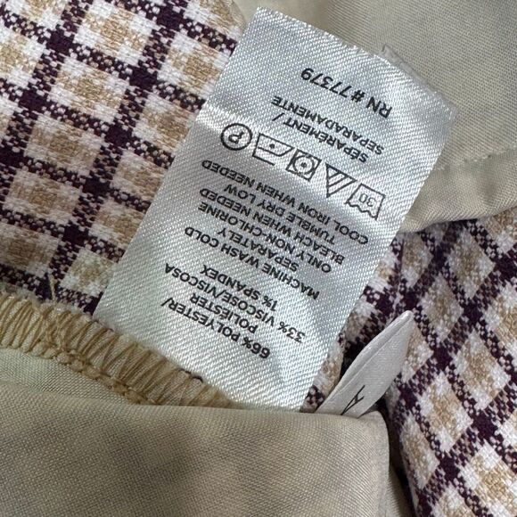 Ann Taylor Petite Sophia Straight Pant - Curvy Fit 6P - Picture 7 of 8
